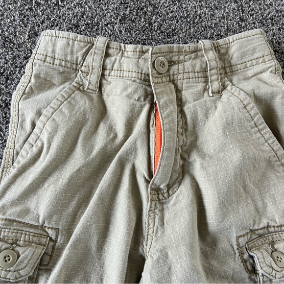 Wear First Boy’s Tan Khaki Cargo Shorts, Size 6 - Picture 4 of 11